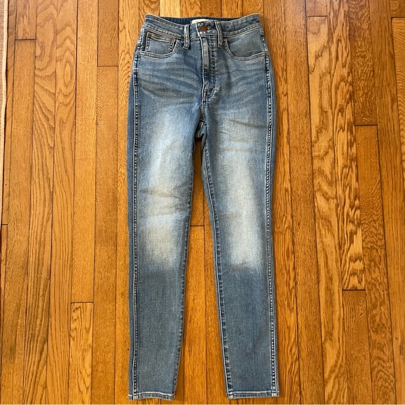 Madewell Curvy Roadtripper Skinny Jeans Vinton Wash 27 Like New - Picture 4 of 13
